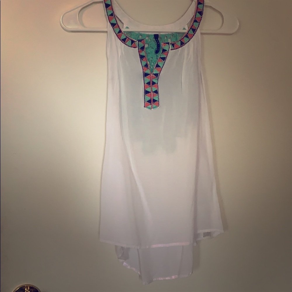 San Joy White Tank